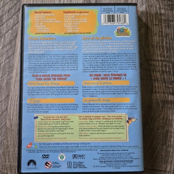Dora the Explorer DVD Bundle - Pirate Adventure & Ballet Adventures - Picture 12 of 13